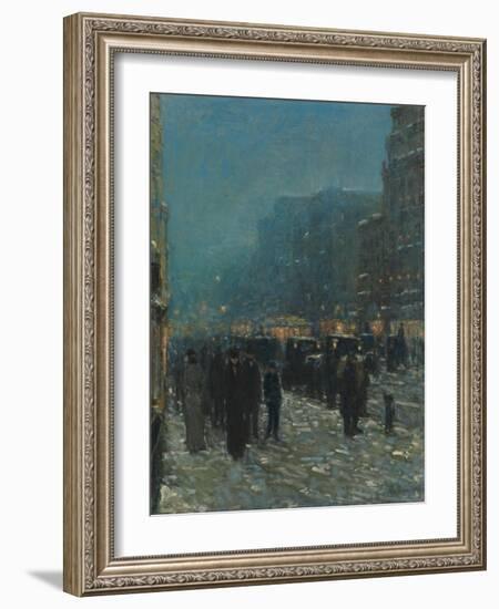 Broadway and 42nd Street, 1902-Childe Hassam-Framed Giclee Print