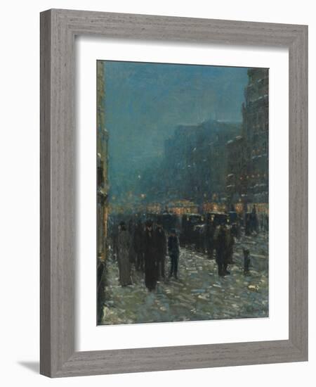 Broadway and 42nd Street, 1902-Childe Hassam-Framed Giclee Print