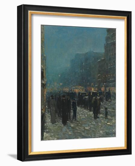 Broadway and 42nd Street, 1902-Childe Hassam-Framed Giclee Print