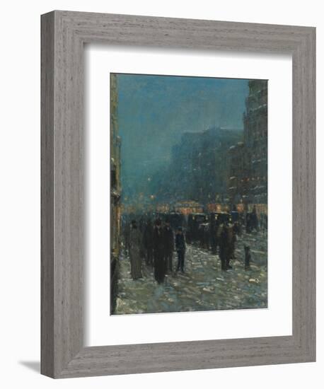 Broadway and 42nd Street, 1902-Childe Hassam-Framed Giclee Print