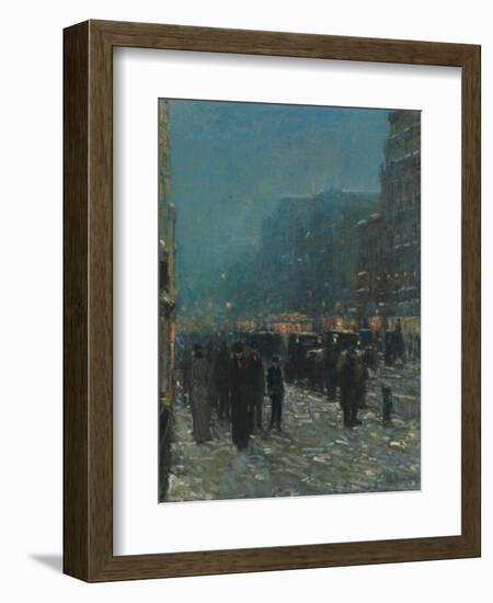 Broadway and 42nd Street, 1902-Childe Hassam-Framed Giclee Print