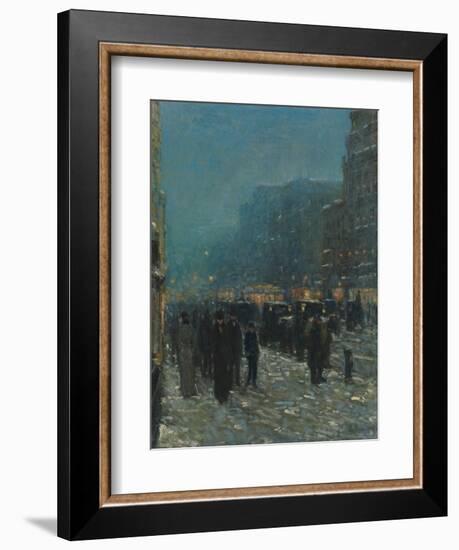 Broadway and 42nd Street, 1902-Childe Hassam-Framed Giclee Print