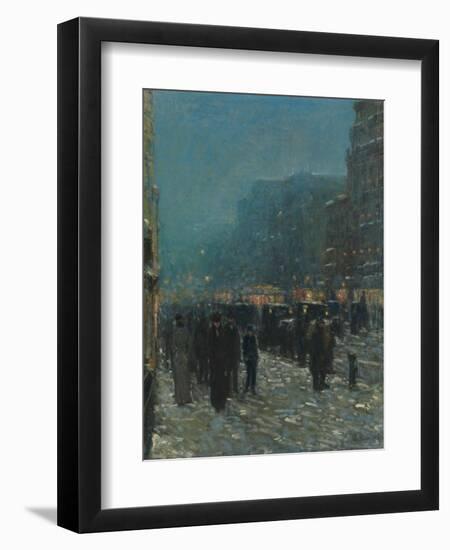 Broadway and 42nd Street, 1902-Childe Hassam-Framed Giclee Print