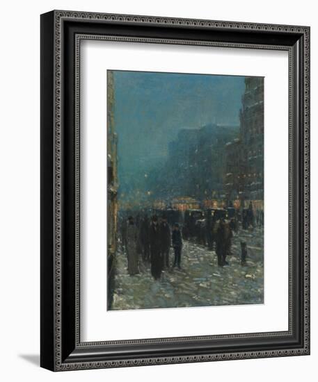 Broadway and 42nd Street, 1902-Childe Hassam-Framed Giclee Print