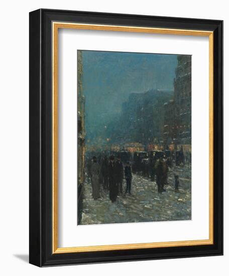 Broadway and 42nd Street, 1902-Childe Hassam-Framed Giclee Print