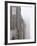 Broadway and Empire State Building Shrouded in Mist, Manhattan-Amanda Hall-Framed Photographic Print