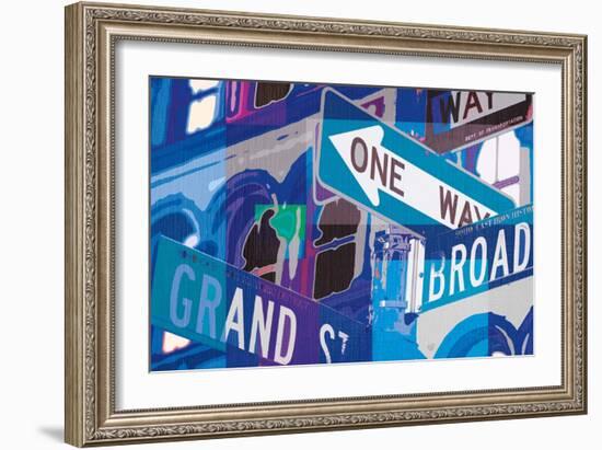 Broadway and Grand-Evangeline Taylor-Framed Premium Giclee Print