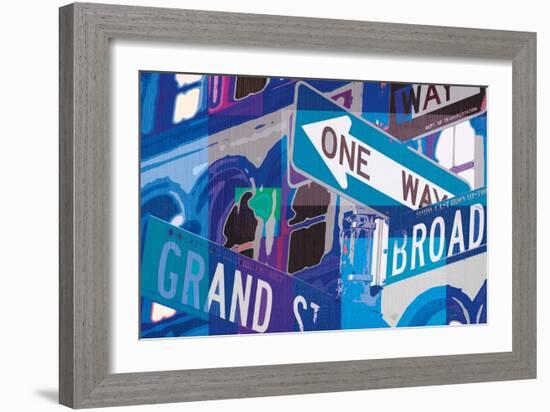 Broadway and Grand-Evangeline Taylor-Framed Premium Giclee Print