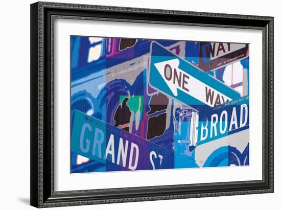 Broadway and Grand-Evangeline Taylor-Framed Premium Giclee Print