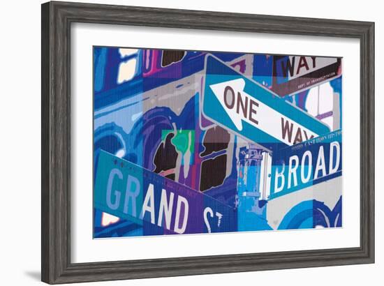 Broadway and Grand-Evangeline Taylor-Framed Art Print