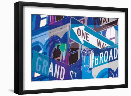Broadway and Grand-Evangeline Taylor-Framed Art Print