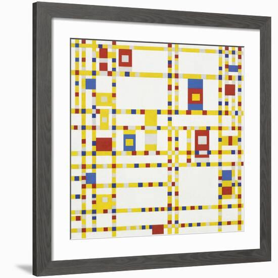 Broadway Boogie Woogie, 1942-Piet Mondrian-Framed Premium Giclee Print