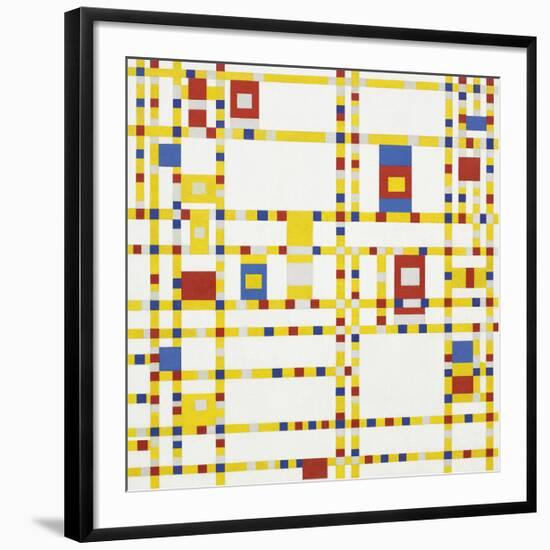 Broadway Boogie Woogie, 1942-Piet Mondrian-Framed Premium Giclee Print