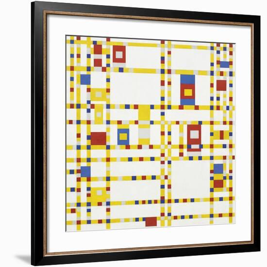 Broadway Boogie Woogie, 1942-Piet Mondrian-Framed Premium Giclee Print