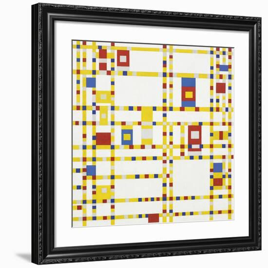 Broadway Boogie Woogie, 1942-Piet Mondrian-Framed Premium Giclee Print