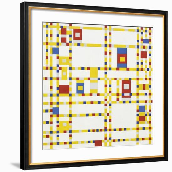 Broadway Boogie Woogie, 1942-Piet Mondrian-Framed Premium Giclee Print