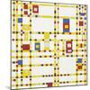 Broadway Boogie Woogie, 1942-Piet Mondrian-Mounted Premium Giclee Print