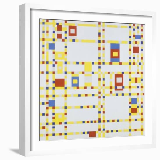 Broadway Boogie-Woogie, 1942-Piet Mondrian-Framed Giclee Print