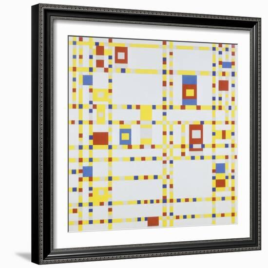 Broadway Boogie-Woogie, 1942-Piet Mondrian-Framed Giclee Print