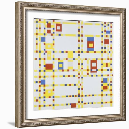 Broadway Boogie-Woogie, 1942-Piet Mondrian-Framed Giclee Print