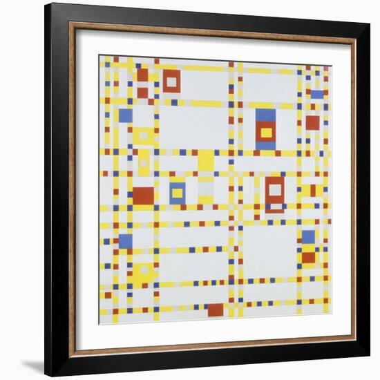 Broadway Boogie-Woogie, 1942-Piet Mondrian-Framed Giclee Print