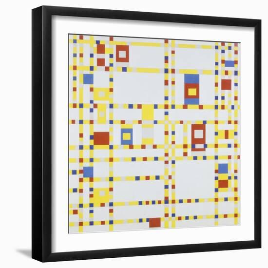 Broadway Boogie-Woogie, 1942-Piet Mondrian-Framed Giclee Print