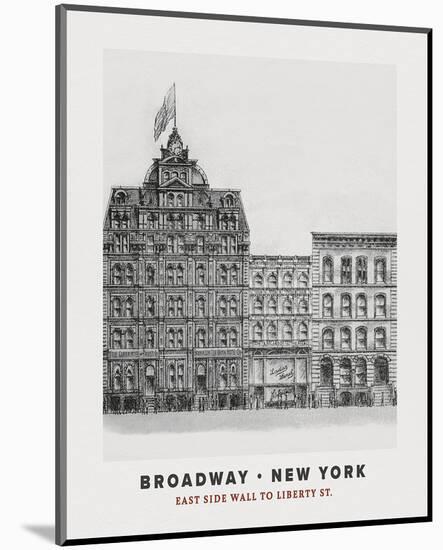 Broadway Focus - Liberty-The Vintage Collection-Mounted Art Print