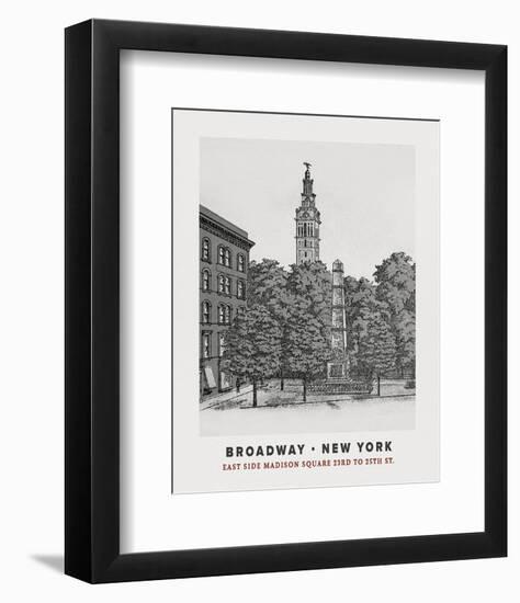 Broadway Focus - Madison-The Vintage Collection-Framed Art Print