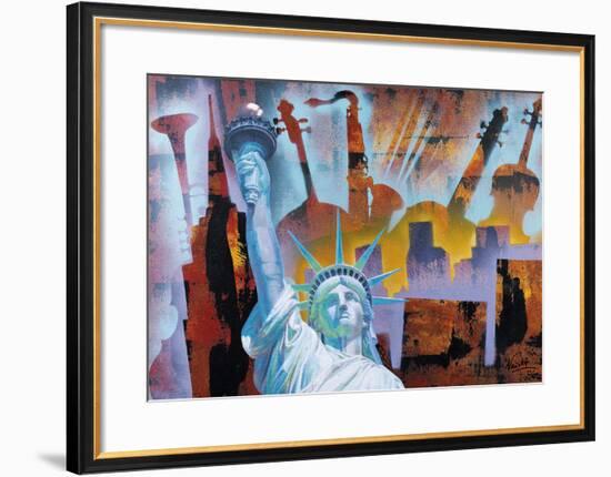 Broadway Folies-Nansky-Framed Art Print