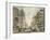 Broadway; from Cortlandt St. and Maidin Lane-Currier & Ives-Framed Giclee Print