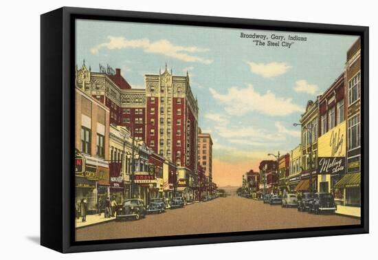 Broadway, Gary, Indiana-null-Framed Stretched Canvas