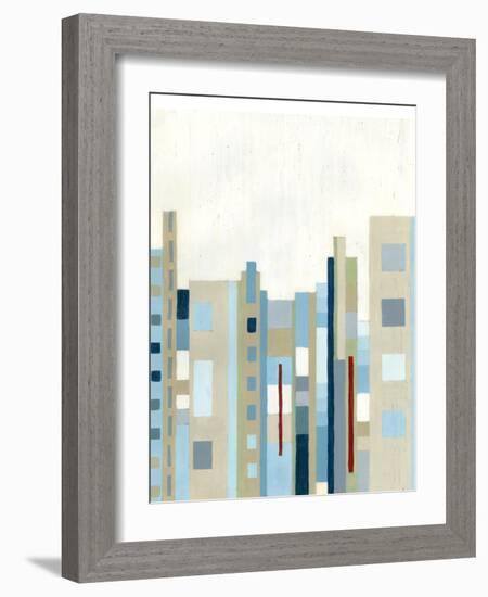 Broadway Horizon II-Vanna Lam-Framed Art Print