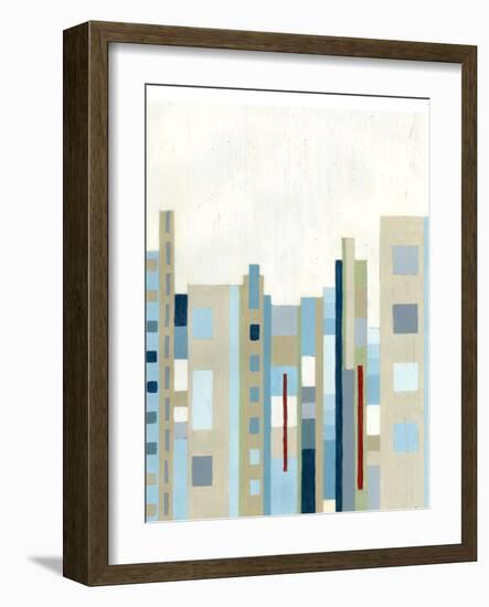 Broadway Horizon II-Vanna Lam-Framed Art Print