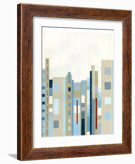 Broadway Horizon II-Vanna Lam-Framed Art Print