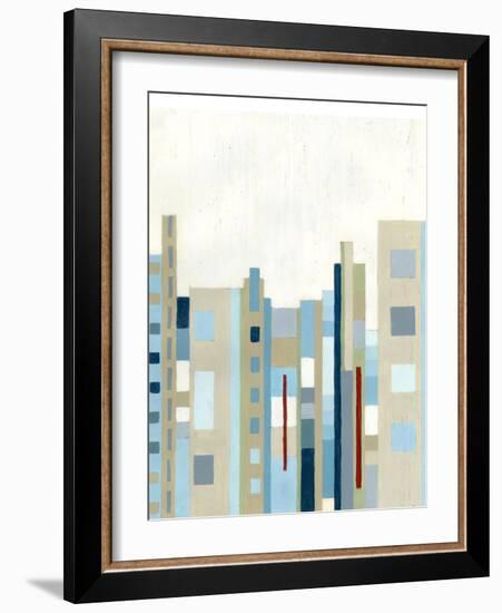 Broadway Horizon II-Vanna Lam-Framed Art Print