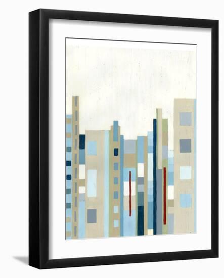 Broadway Horizon II-Vanna Lam-Framed Art Print