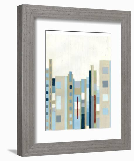 Broadway Horizon II-Vanna Lam-Framed Art Print