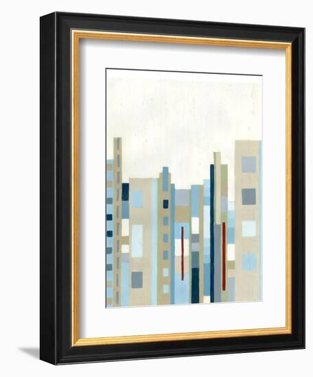 Broadway Horizon II-Vanna Lam-Framed Art Print