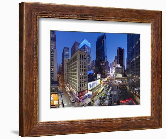 Broadway Looking Towards Times Square, Manhattan, New York City, New York, United States of America-Gavin Hellier-Framed Photographic Print