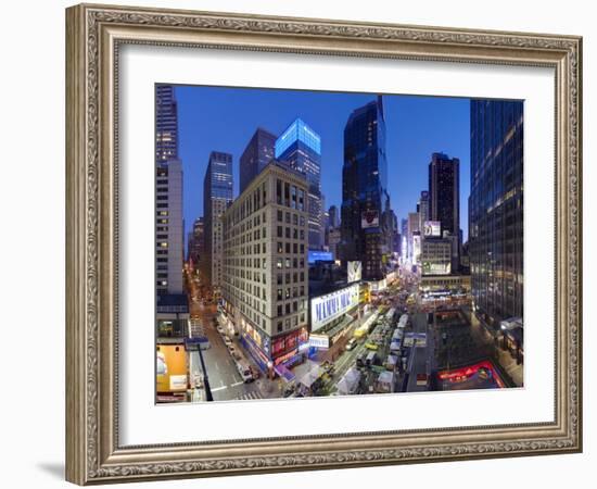 Broadway Looking Towards Times Square, Manhattan, New York City, New York, United States of America-Gavin Hellier-Framed Photographic Print