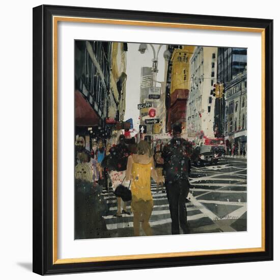 Broadway Melody, New York-Susan Brown-Framed Giclee Print