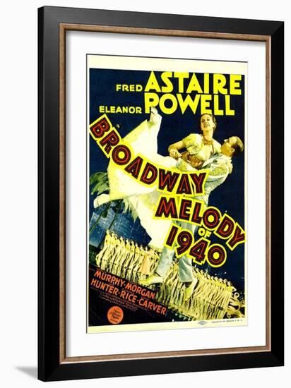 Broadway Melody of 1940, Eleanor Powell, Fred Astaire, 1940-null-Framed Art Print