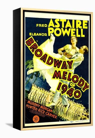 Broadway Melody of 1940, Eleanor Powell, Fred Astaire, 1940-null-Framed Stretched Canvas