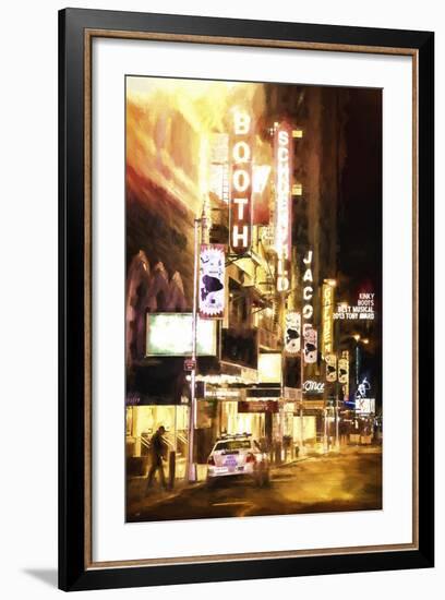 Broadway Musical Night-Philippe Hugonnard-Framed Giclee Print