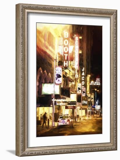 Broadway Musical Night-Philippe Hugonnard-Framed Giclee Print