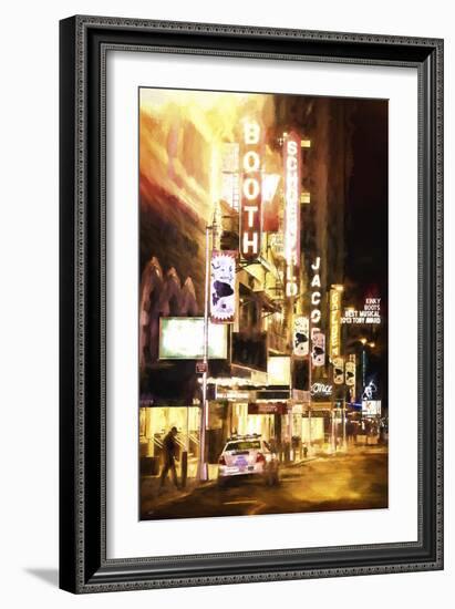 Broadway Musical Night-Philippe Hugonnard-Framed Giclee Print