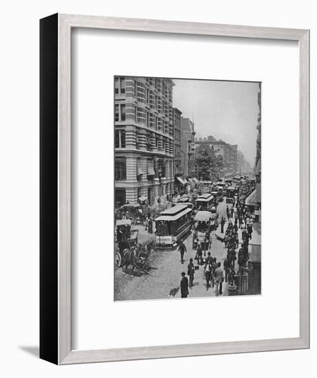 'Broadway, New York', 19th century-Unknown-Framed Photographic Print