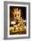 Broadway Night II - In the Style of Oil Painting-Philippe Hugonnard-Framed Giclee Print