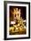 Broadway Night II - In the Style of Oil Painting-Philippe Hugonnard-Framed Giclee Print