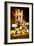 Broadway Night II - In the Style of Oil Painting-Philippe Hugonnard-Framed Giclee Print